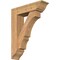 Ekena Millwork Balboa Traditional Smooth Bracket w/ Offset Brace, Western Red Cedar, 7 1/2"W x 28"D x 36"H BKT0806X28X36BOA01SWR - alternate 1